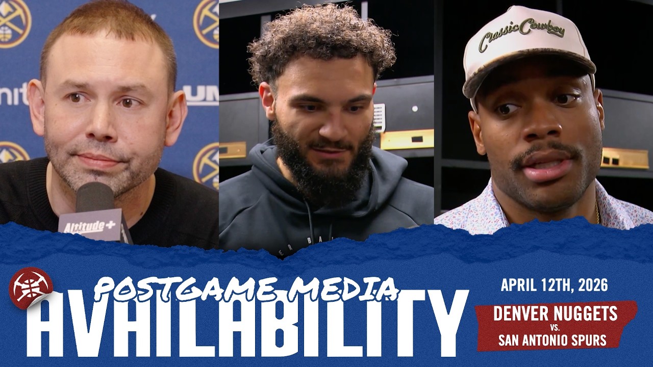 ALL Denver Nuggets Postgame Media vs. SAS  🎙️