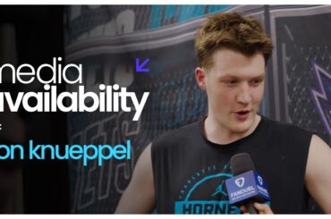 Hornets at Knicks: Kon Knueppel Postgame Media Availability | 4/12/2026