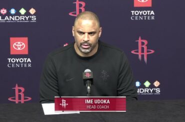 Press Conference by Ime Udoka vs Grizzlies