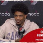 Scoot Henderson Discusses His First Postseason Appearance | Portland Trail Blazers | April 12, 2026