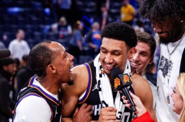 Ryan Dunn Postgame On-Court Interview after win vs Oklahoma City Thunder