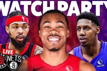 Raptors vs Nets LIVE Watch Along | Toronto Clinches A Playoff Spot With A Win!