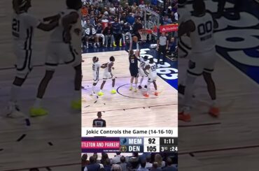 Jokic Controls the Game (14-16-10)🔥