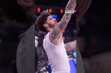 Melo Ball warming up before Knicks v. Hornets #shorts