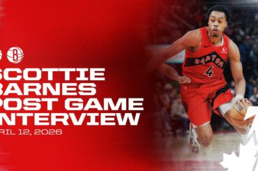 Scottie Barnes | Post Game vs Nets | April 12, 2026