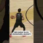 Ben Saraf CRAZY ANKLE BREAKER 😱🥶 #bensaraf #nba #basketball #Brooklyn #nets #brooklynnets #raptors