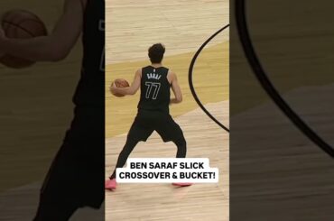 Ben Saraf CRAZY ANKLE BREAKER 😱🥶 #bensaraf #nba #basketball #Brooklyn #nets #brooklynnets #raptors