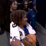 Wizards send-off Meghan McPeak 🥹 ❤️ #wizards #nba #shorts