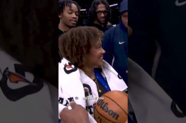 Wizards send-off Meghan McPeak 🥹 ❤️ #wizards #nba #shorts