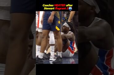 FLAGRANT 2 sparks DRAMA — Detroit Pistons & Indiana Pacers coaches heated 😤 | #nba #basketball