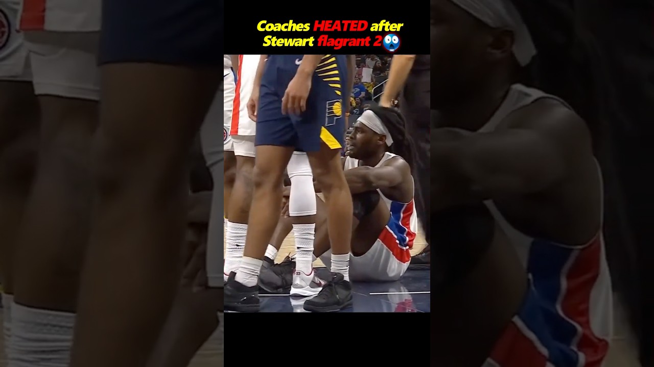 FLAGRANT 2 sparks DRAMA — Detroit Pistons & Indiana Pacers coaches heated 😤 | #nba #basketball