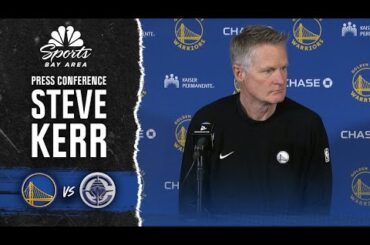 Steve Kerr calls Brandin Podziemski's availability for Warriors a best quality | NBC Sports Bay Area