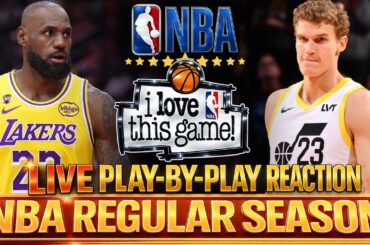 🔴LAKERS VS UTAH JAZZ │ 2026 NBA REGULAR SEASON  Basketball Play-By-Play Reaction & Scoreboard