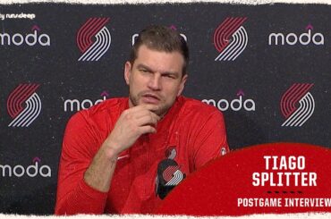 Tiago Splitter On Play-In Game After Win vs Sacramento Kings | Portland Trail Blazers | Apr 12 2026