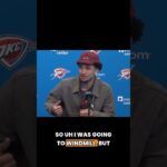 Jared McCain's First Thunder Dunk + Playoff Excitement 👀