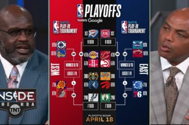 Inside The NBA | Shaq & Chuck break playoff picture: Thunder, Spurs, Pistons, Celtics are favorites