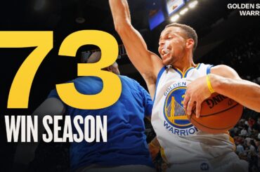 Top Plays from the Greatest Regular Season in NBA History 🔥 | 10th Anniversary