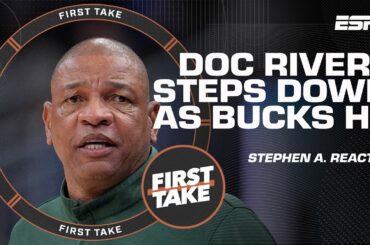 Stephen A. reacts to Doc Rivers STEPPING DOWN: 'STOP, just stop it!' | First Take