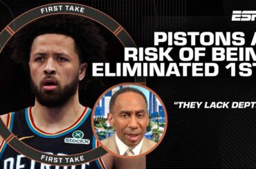 Stephen A. thinks the Pistons could be eliminated first in the playoffs 👀 | First Take YT Exclusive