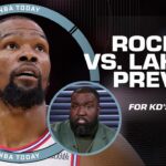 Perk says Rockets-Lakers is a ‘LEGACY MOMENT FOR KD’ | NBA Today