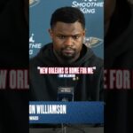 Zion Williamson: 'New Orleans is home for me' #pelicans #nba