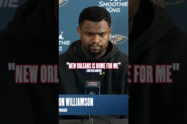 Zion Williamson: 'New Orleans is home for me' #pelicans #nba