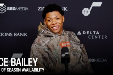ACE BAILEY 2025-26 End of Season Media Availability 🎙️ | UTAH JAZZ