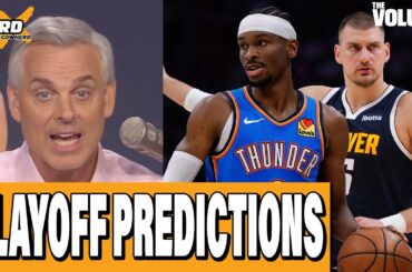 NBA Playoff PREDICTIONS + Colin right & wrong | Colin Cowherd: THE HERD