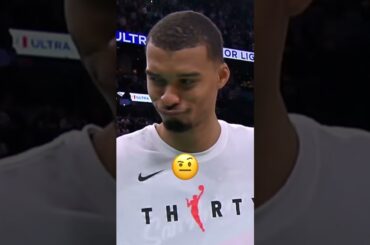 A REAÇÃO DO WEMBY É ABSURDA 🤣🤣🤣 #nba