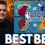 Heat vs Hornets & Blazers vs Suns NBA Play-In Tournament Best Bets!