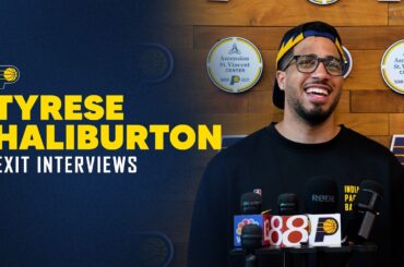 Tyrese Haliburton Talks Recovery, Sets Sights on Next Season | Exit Interview