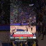 10 years ago today, the Warriors won their NBA-record 73rd game 🚨 👏