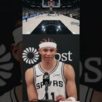 threw this lob from the Riverwalk 👀 #Spurs #NBA #Carterbryant #stephoncastle