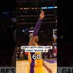 Take a look at every point from Kobe’s 60-point performance vs UTA…10 years later! 📺