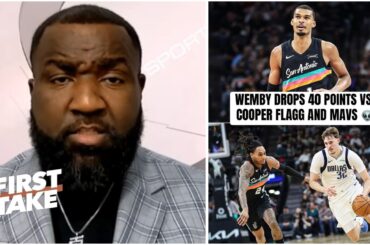 "Victor Wembanyama is winning the MVP and DPOY" - Perk on Spurs' 139-120 win over Mavs | FIRST TAKE