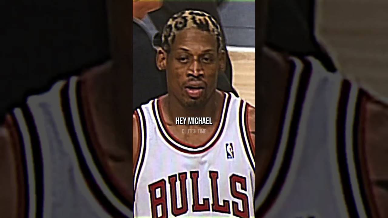 When Dennis Rodman Stepped Up When the Bulls Needed Him Most 😳