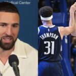 Klay Thompson still scarred by Luka trade when asked about his Mavs future