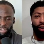 Draymond started falling asleep after Anthony Davis spoke about Wizards trade for 4mins 😂