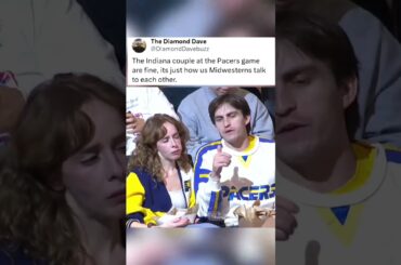 BSM | Grace & Michael Go Viral At Pacers Game… For Being Normal 😂 #NBA #IndianaPacers #Shorts