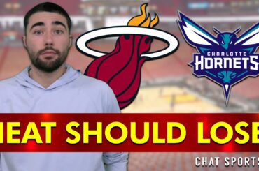 It’s Best If The Miami Heat Lose Tonight Against The Charlotte Hornets