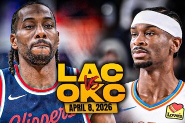 Oklahoma City Thunder vs Los Angeles Clippers Full Game Highlights | April 8, 2026 | FreeDawkins