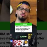 Injured Indiana Pacers star Tyrese Haliburton revealed the cause behind his shocking weight gain