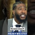 Nikola Jokic isn't seeing trees ... he's seeing traffic cones?! 🤣