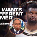 Stephen A. COMMENDS Zion for taking responsibility 🗣️ 'MANCHILD on the court!' | First Take