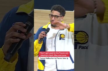 Tyrese Haliburton Sends a Powerful Message to Indiana Pacers Fans 👏💛 #NBA #Basketball