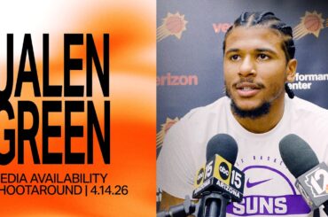 Jalen Green Shootaround Media Availability: Phoenix Suns | 4-14-26
