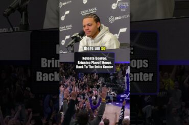 Keyonte George is ready to help lead the Jazz back to the postseason 📈🏔️