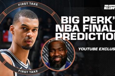 Kendrick Perkins PREDICTS Spurs over Celtics in a 7-game NBA Finals 🍿 | First Take YouTube Exclusive