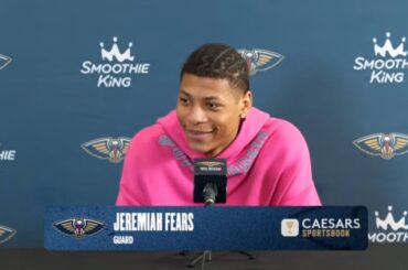 Jeremiah Fears | Pelicans End-of-Season Press Conference (2025-26)