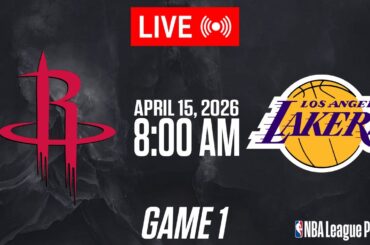 NBA LIVE! Houston Rockets vs Los Angeles Lakers GAME 1 | April 15, 2026 | NBA 2K26 GAMEPLAY
